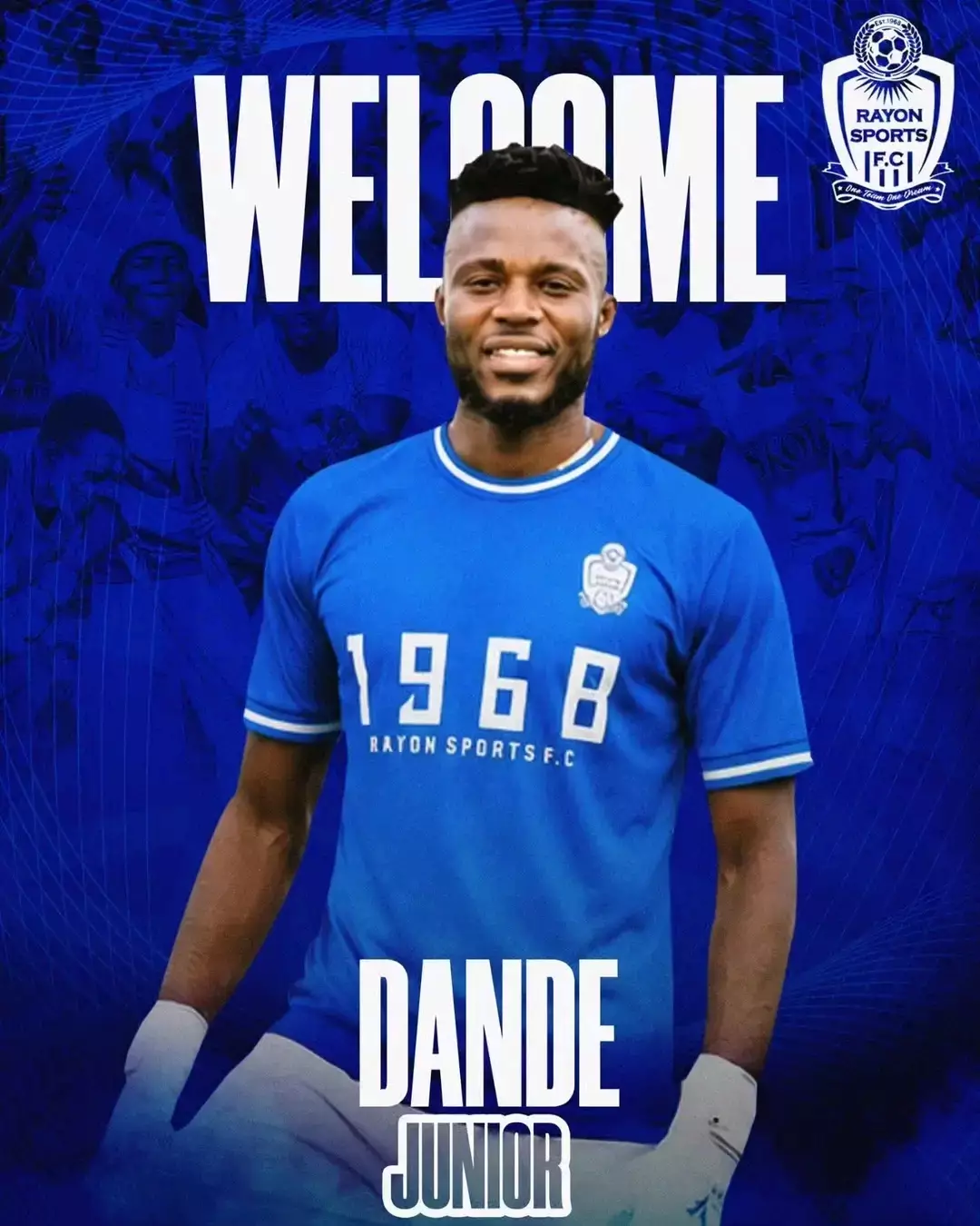 Rayon Sports yasinyishije umunyezamu Junior Dande ukomoka muri Cameroon
