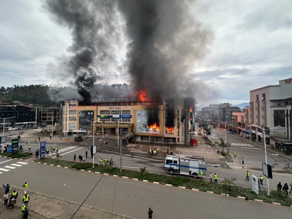 Musanze: Inyubako y'Isoko yafashwe n'inkongi y'umuriro